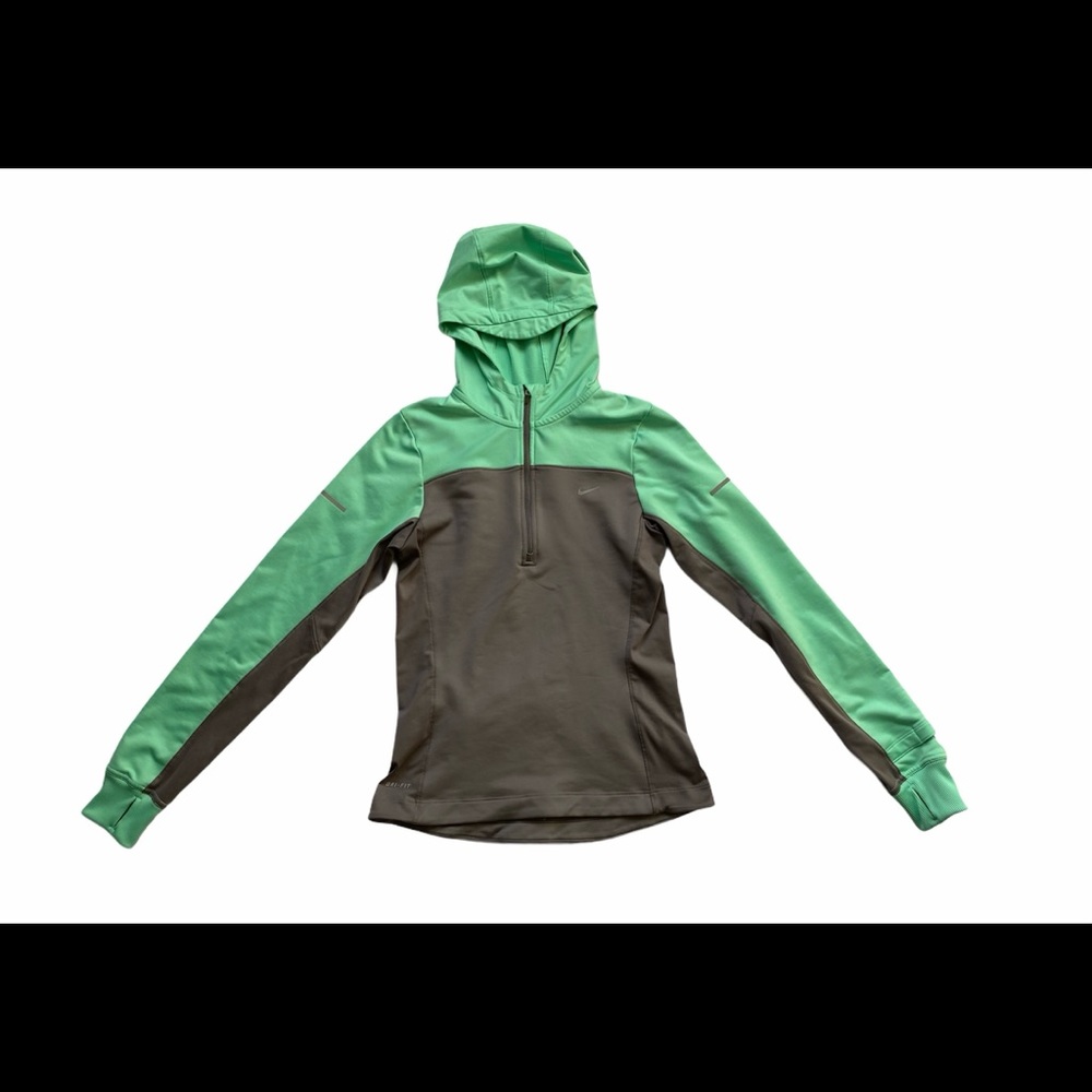 Nike Running Womens Hooded 1/4 Zip Pullover Hoodie